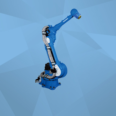 blauer Yaskawa Roboter